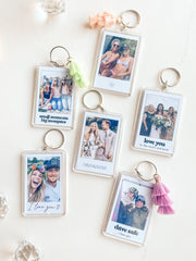 Custom Polaroid Photo Keychain