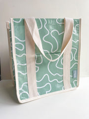 Daily Reusable Tote - Wavy Waves