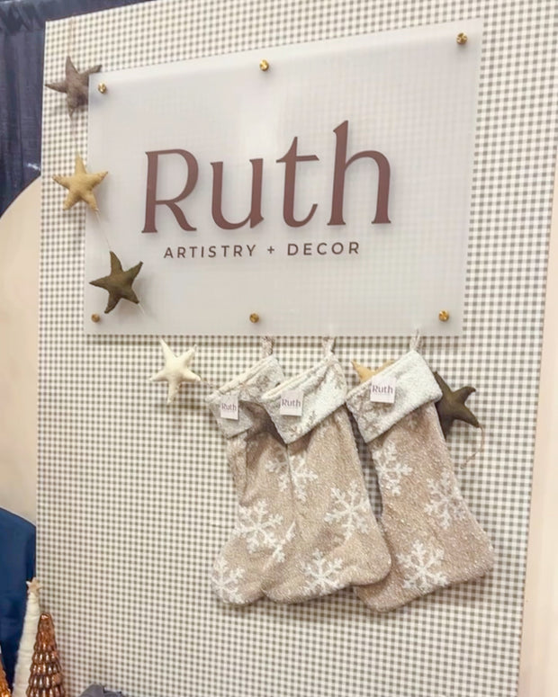 The Cozy Snowflake Stocking