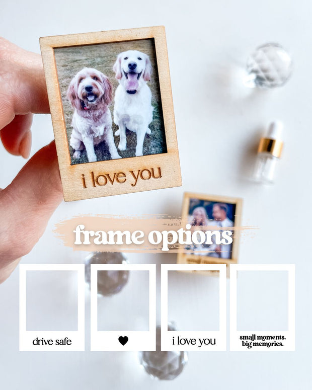 Personalized Polaroid Photo Vent Clip Diffuser