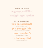 *Custom Saying* Positive Mirror Decal