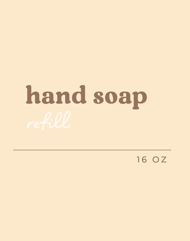 Hand Soap Refill Only - Lemongrass Lime