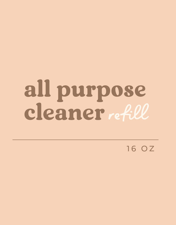 All Purpose Cleaner Refill Only - Eucalyptus + Lemon + Peppermint