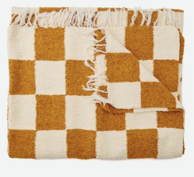 Terra Checkered Blanket