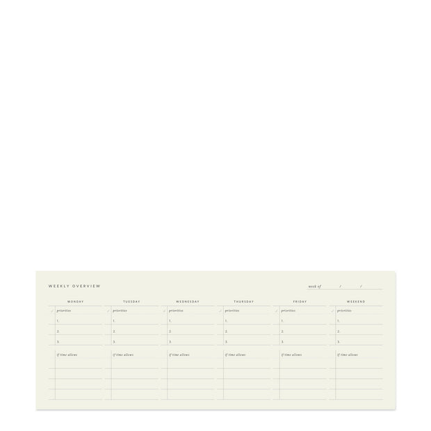 Weekly Keyboard Planner Desk pad - 52 Pages