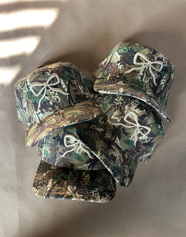 Camo Bow Trucker Hat