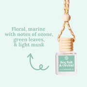 Sea Salt and Orchid Fragrance Car Air Freshie