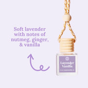 Lavender Vanilla Fragrance Car Air Freshie