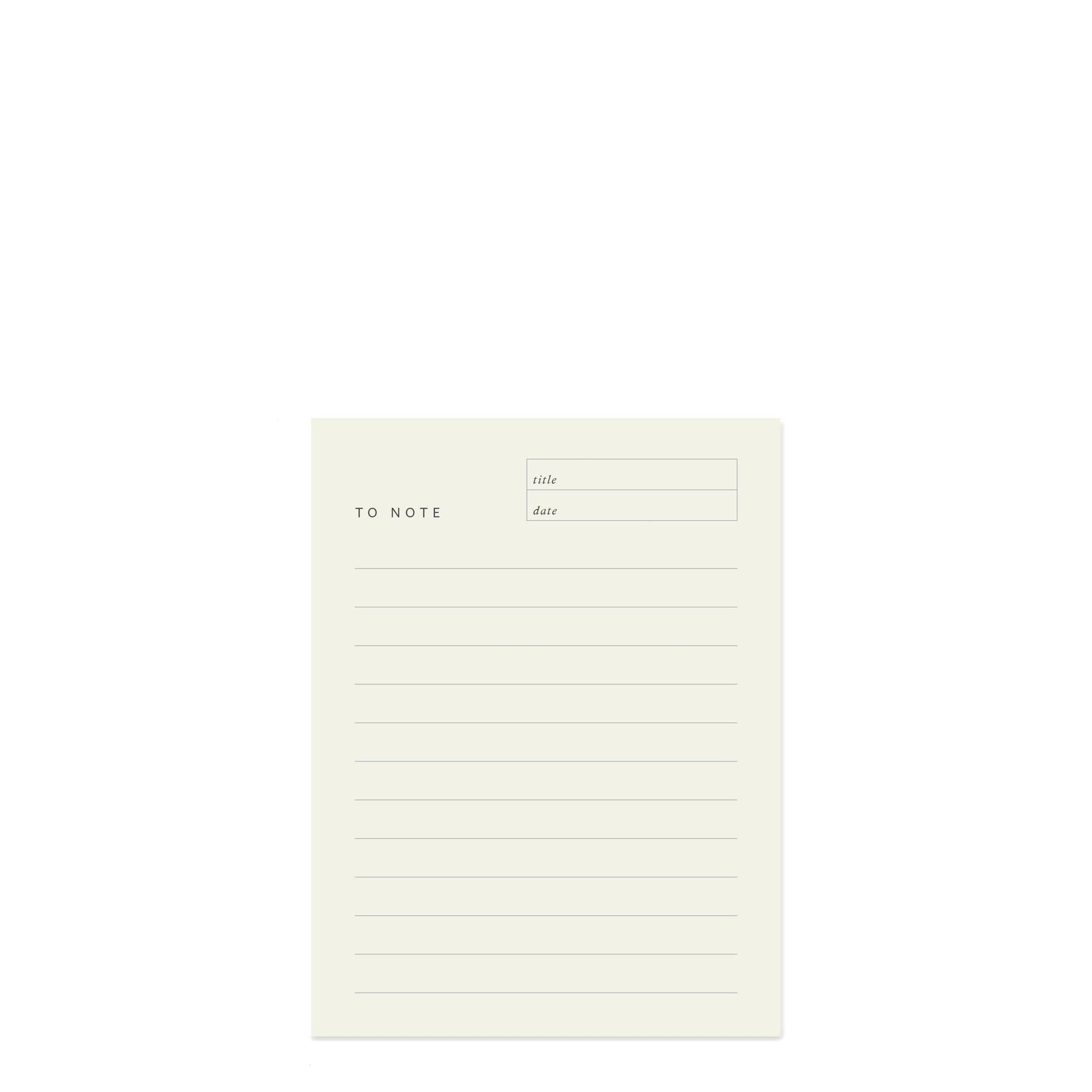 Block Notepad Sample To-Note Block Notepad - 150 Pages – Ruth Artistry & Decor