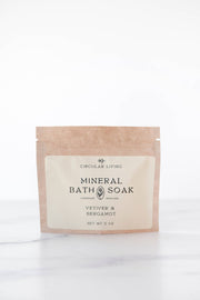 Mineral Bath Soak Sachet - Vetiver & Bergamot