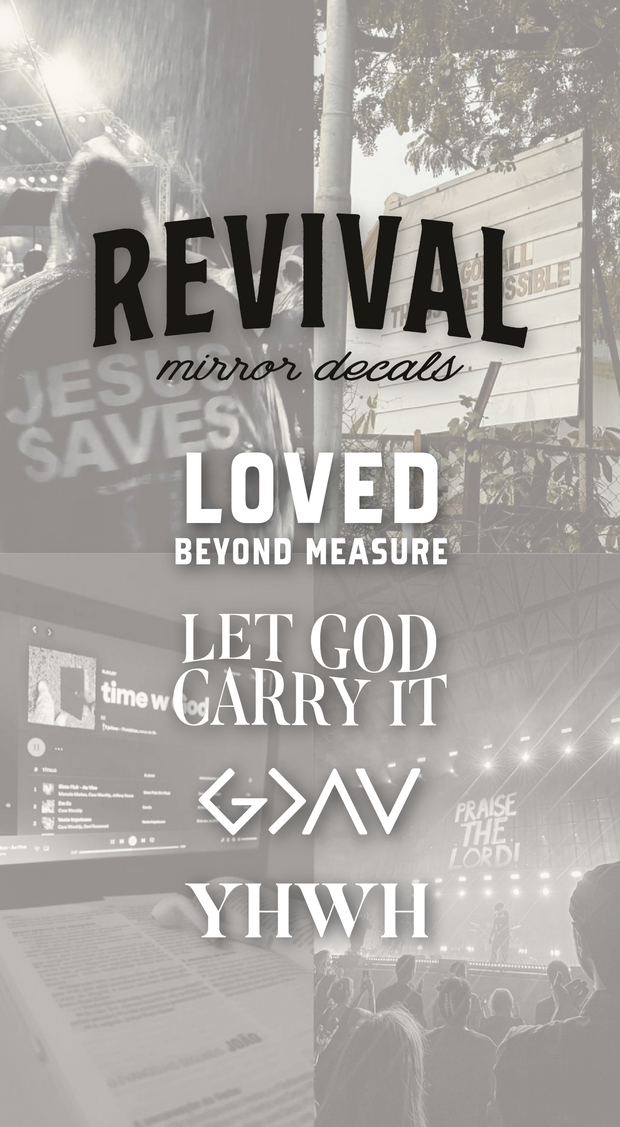 Faith Based Mirror Decal