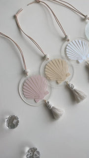 Salty Seashell Car Charm Diffuser