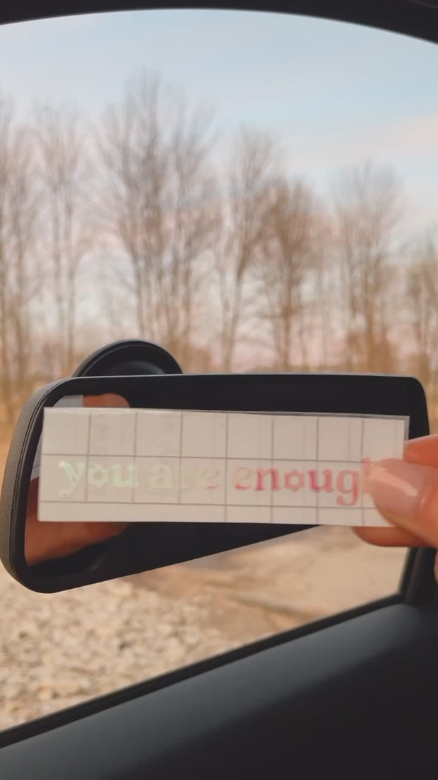 Faith Based Mirror Decal