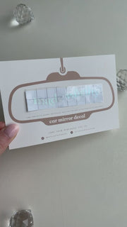 *Custom Saying* Positive Mirror Decal