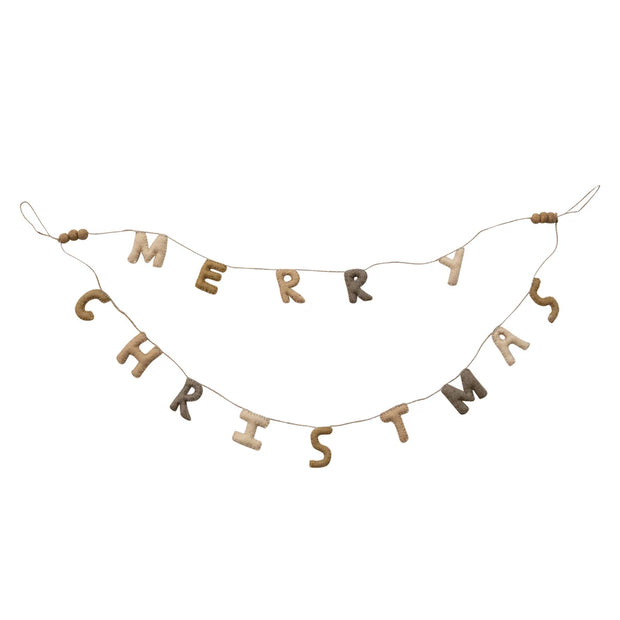 Merry Christmas Garland