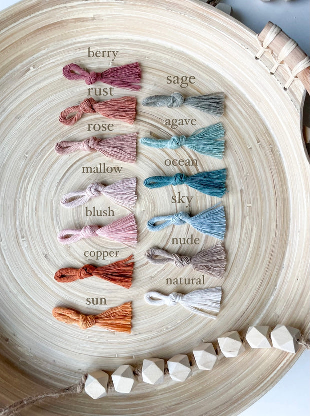 Macrame Car Charm Diffuser