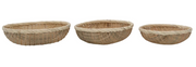 Braided Bamboo Basket - 3 Sizes