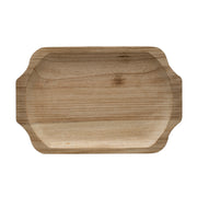 Serving Tray with Carved Handle
