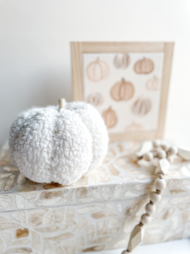 Small Plush Pumpkin