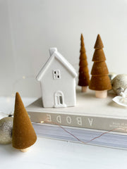 Cocoa Glitzen Tree - Set of 3