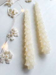 Tree Taper Candles - Set of 2
