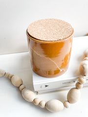 Earthenware Canister with Lid - Small