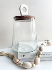 Cookie Jar with Marble Top