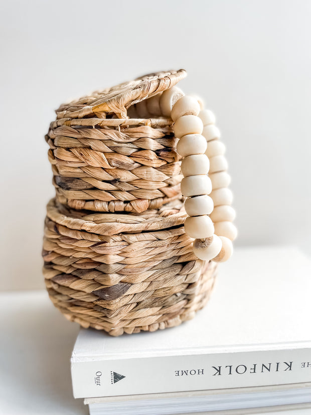 Baskets with Lid - Set of 3
