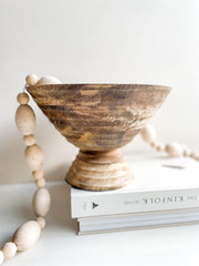 Mango Wood Fruit Bowl