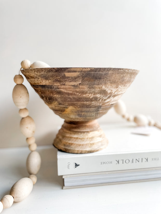 Mango Wood Fruit Bowl
