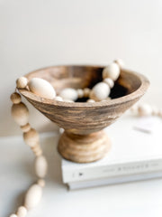 Mango Wood Fruit Bowl