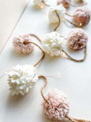 Pom Pom Garland - Blush