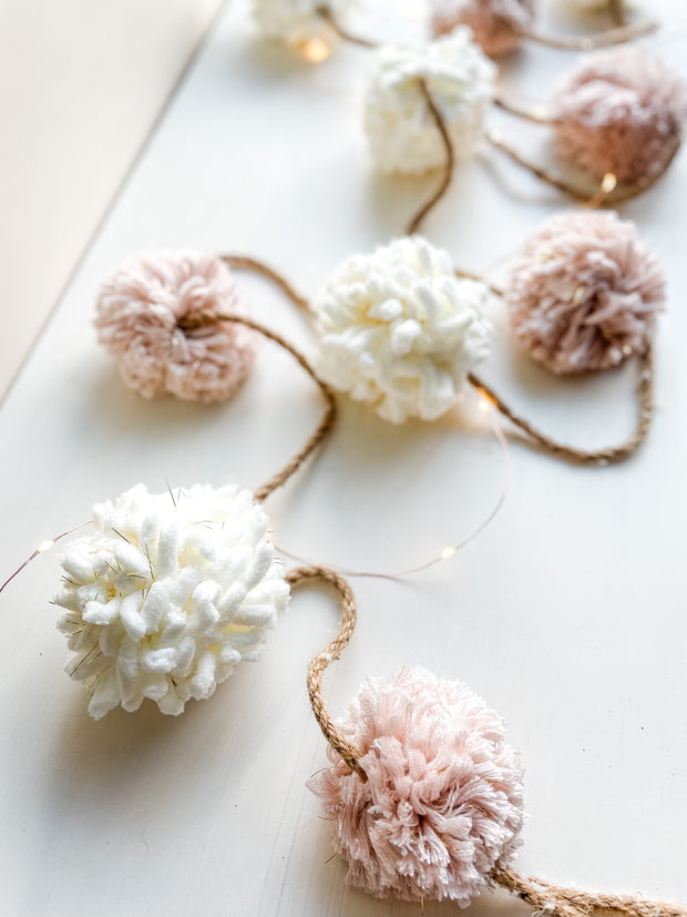 Pom Pom Garland - Blush