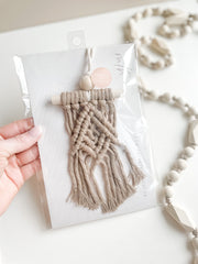 Macrame Car Charm Diffuser