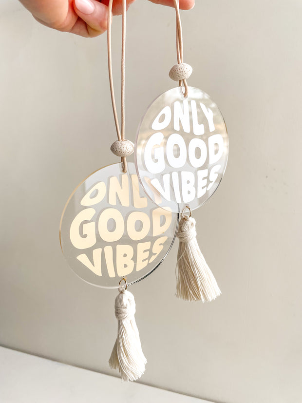 Only Good Vibes Car Charm Diffuser