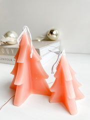 100% Beeswax Tree Candle - Blush