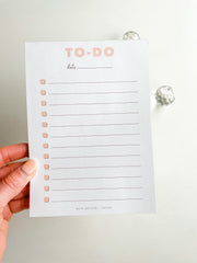 To-Do List Notepad - Strawberry Sorbet