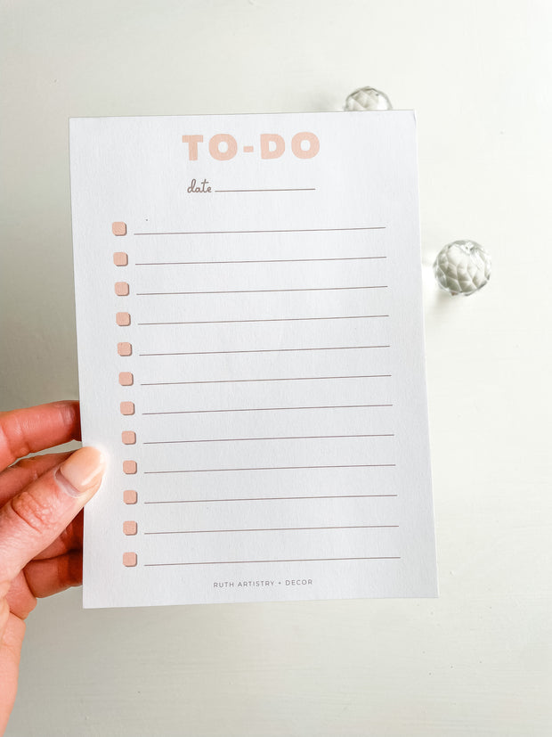 To-Do List Notepad - Strawberry Sorbet
