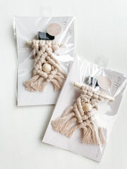 Macrame Vent Clip Car DIffuser