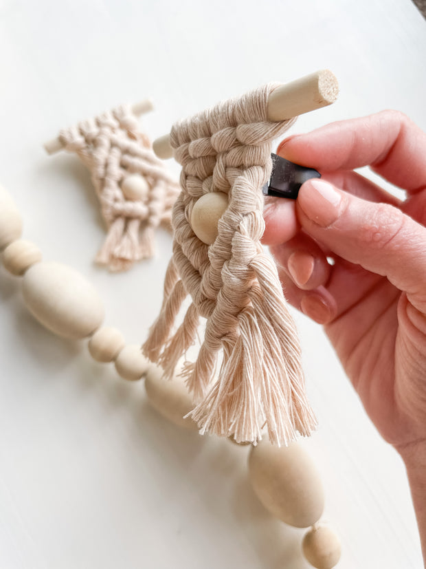Macrame Vent Clip Car DIffuser