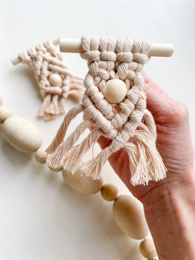 Macrame Vent Clip Car DIffuser