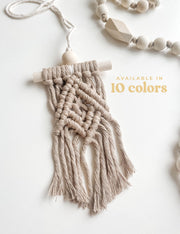 Macrame Car Charm Diffuser