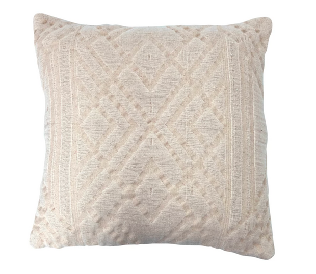Woven Diamond Geo Pillow